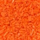 Miyuki quarter tila 5x1.2mm beads - Opaque orange QTL-406